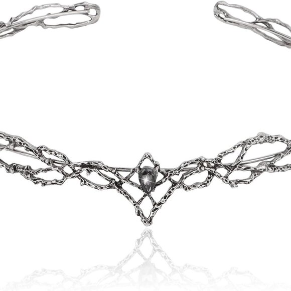 Accessories - Rhinestone Fairy Crown for Women Crystal Elf Crown Silver/Gold Circlet Costume H